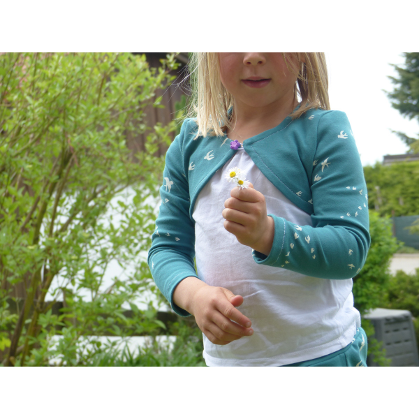 Schnittmuster Kinderbolero Bea – Druckansicht A4