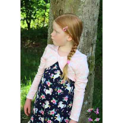 Schnittmuster Kinderbolero Bea – A4-Datei zum Ausdrucken