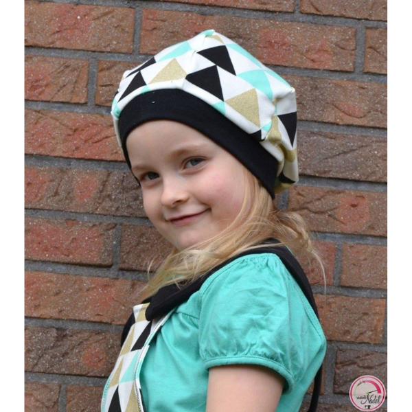 Kinderkleidung nähen – DIY Kindermütze Ballonmütze Lena
