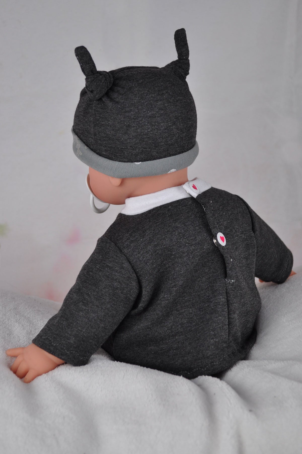 Knotenmütze für Puppen selber nähen – Teil des Schnittmuster-Sparpakets mit 38 Designs für Puppengrößen von 32 bis 50 cm
