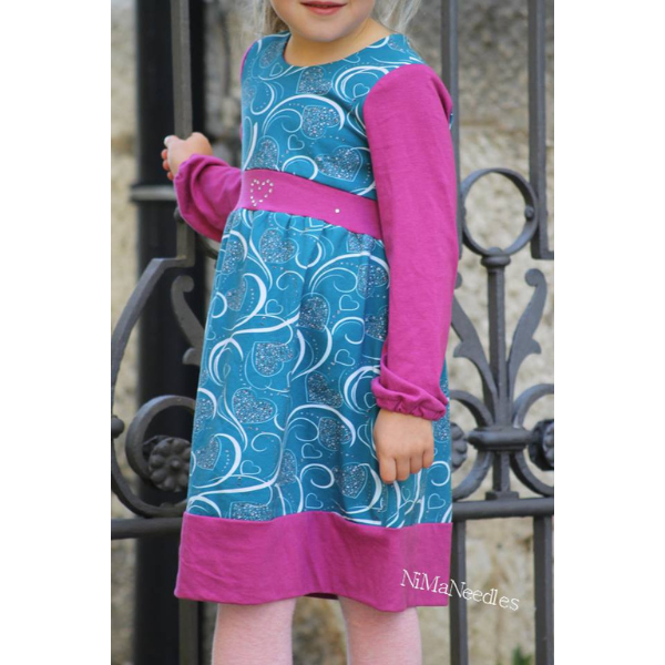 Langarmkleid für Mädchen – einfach zu nähen