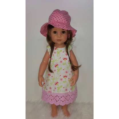 Schnittmuster für Puppenmütze – 50 cm Puppenmode
