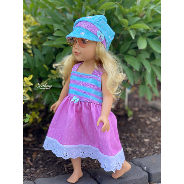 Puppenschnittmuster 50 cm – verschiedene Outfits zum Nähen