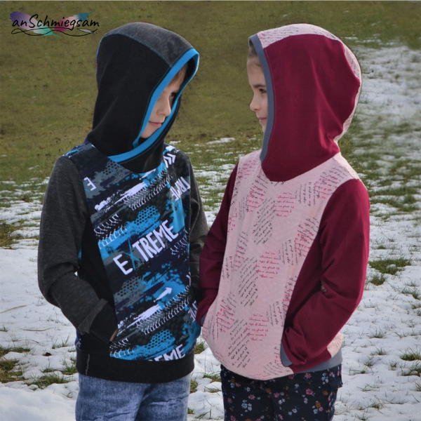 Schnittmuster Hoodie Charlie für Kinder