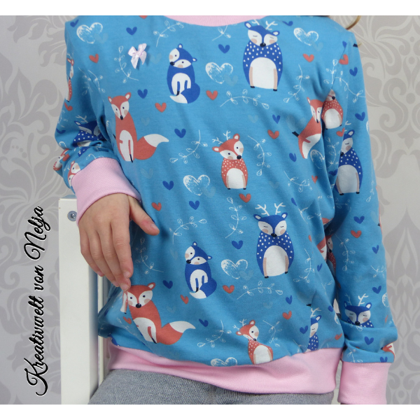 Schnittmuster Langarmshirt für Kinder