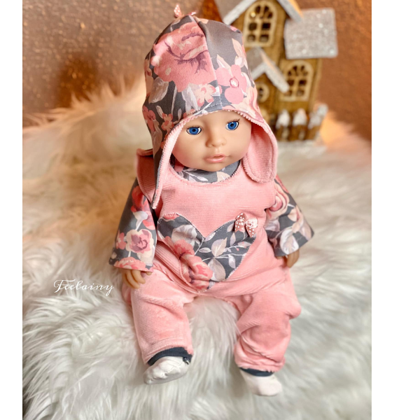 Schnittmuster Puppenkleidung Strampler – Winterliches DIY-Nähprojekt für 43 cm Puppen