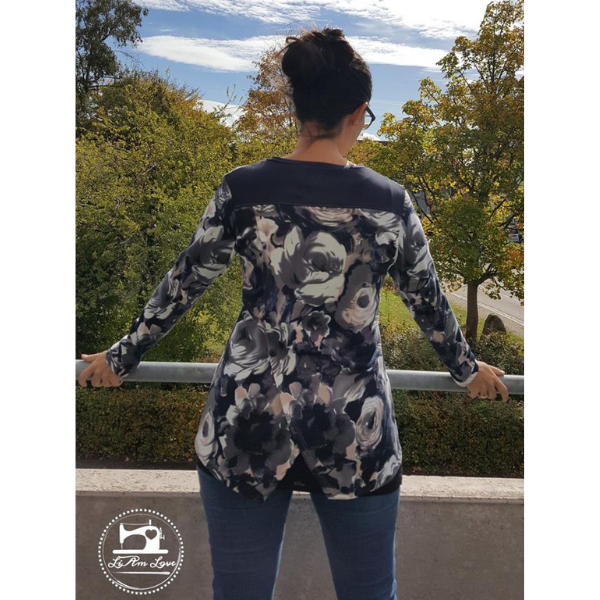 Jersey Wickelshirt nähen – bequemes DIY-Shirt mit Schnittmuster
