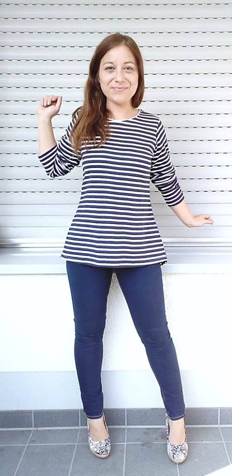 Wickelshirt Schnittmuster für Damen als PDF-Download